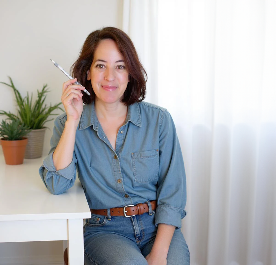 Inbal Amit, native Israeli Hebrew teacher and founder of Hebrew by Inbal