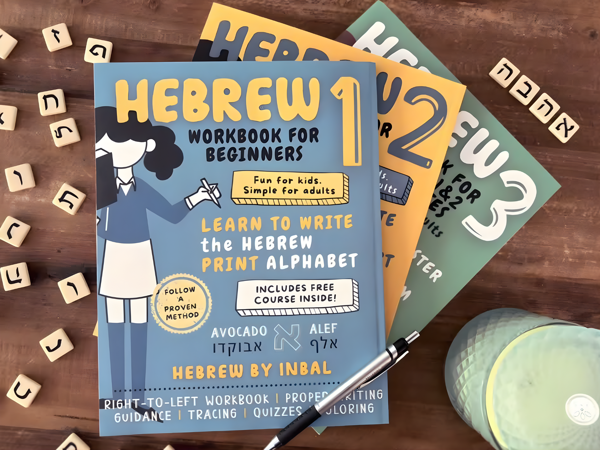 Learn Hebrew Reading & Writing | Modern & Biblical Workbooks